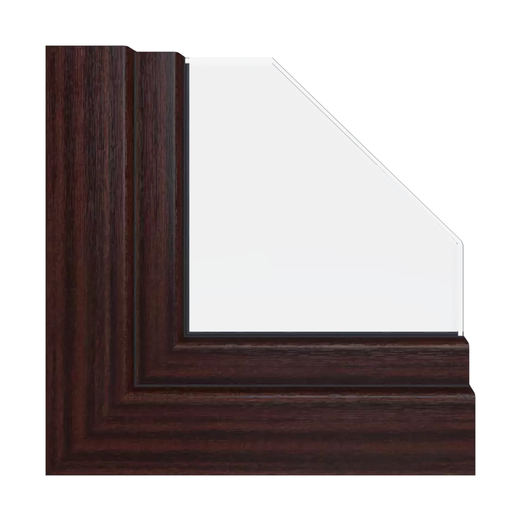 Mahogany windows window-colors veka   