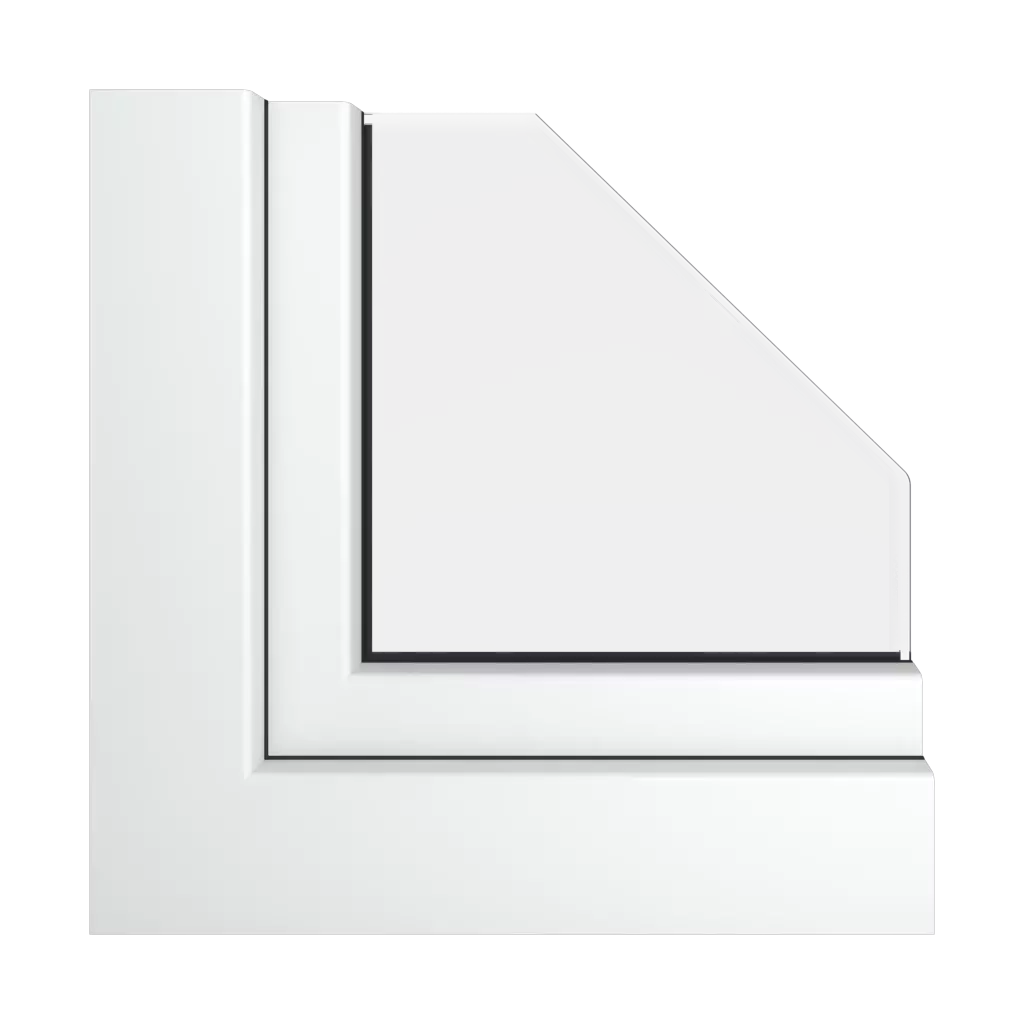 Ultra-matt white windows window-colors veka   