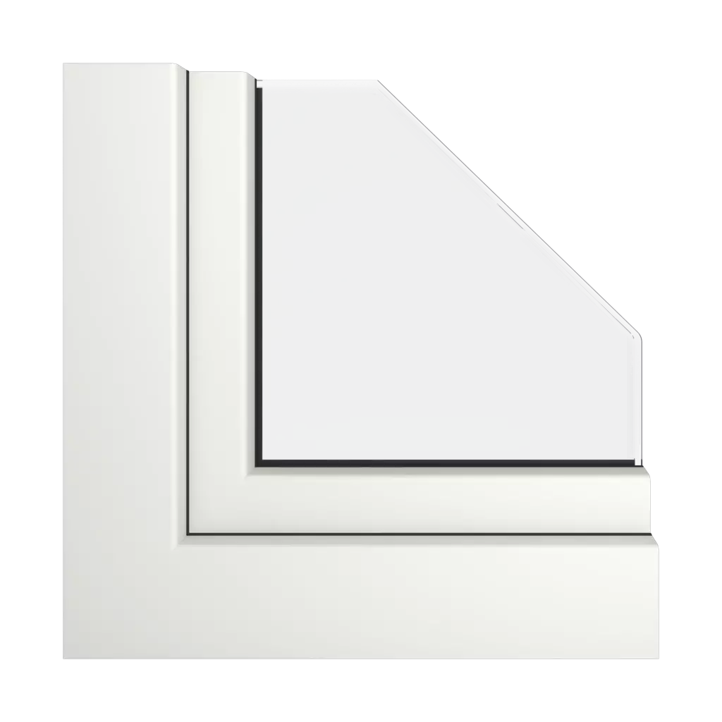 Milky white ultramatt windows window-colors veka   