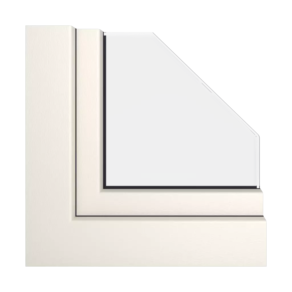 Creamy white windows window-profiles veka softline-82-md