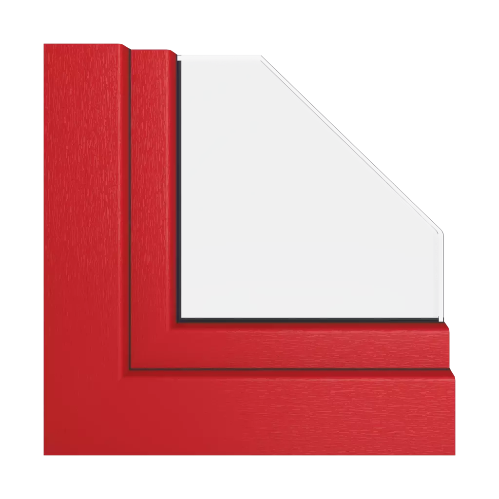 Carmine red windows window-colors veka   