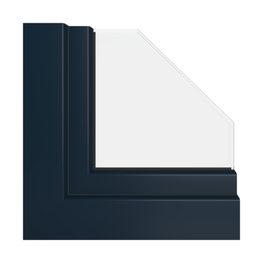 Navy blue ultramatt windows window-colors veka navy-blue-ultramatt