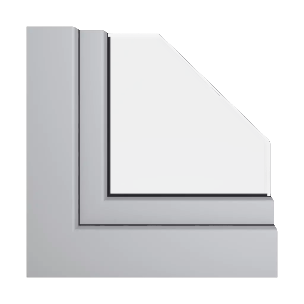 Platinum gray ultramatt windows window-profiles veka softline-82-md
