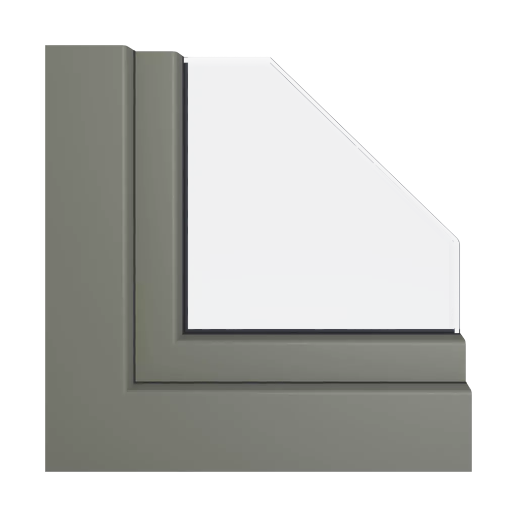 Quartz gray smooth windows window-colors veka   