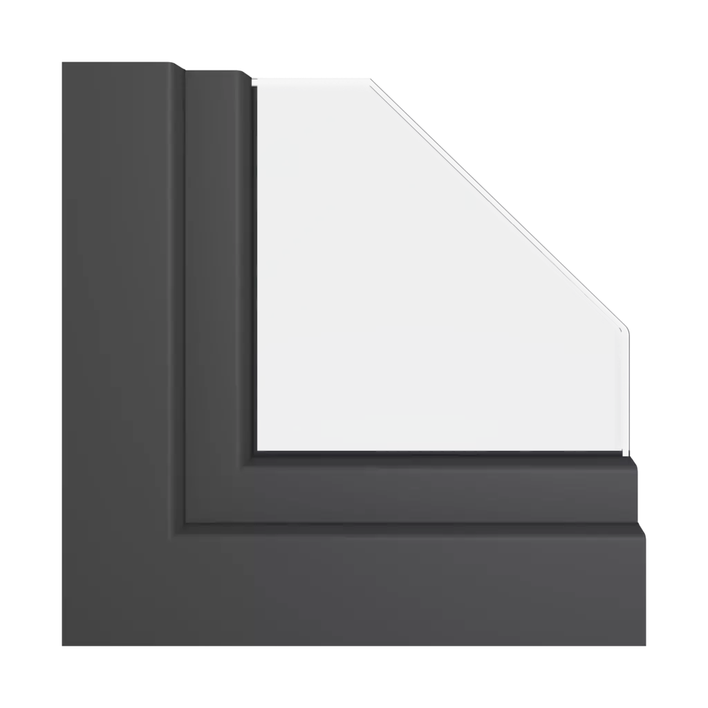 Ultramatte umber windows window-profiles veka softline-82-md
