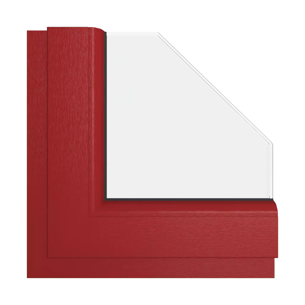 Red-brown windows window-colors veka red-brown interior
