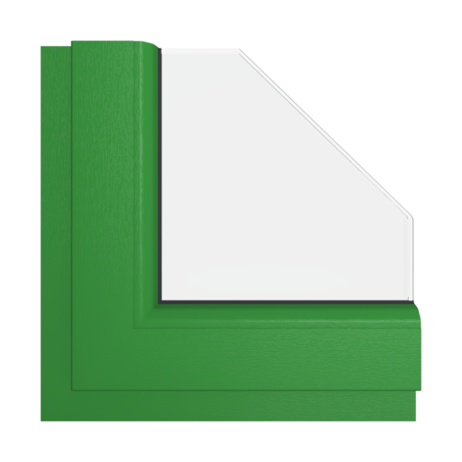 Emerald green windows window-colors veka emerald-green interior
