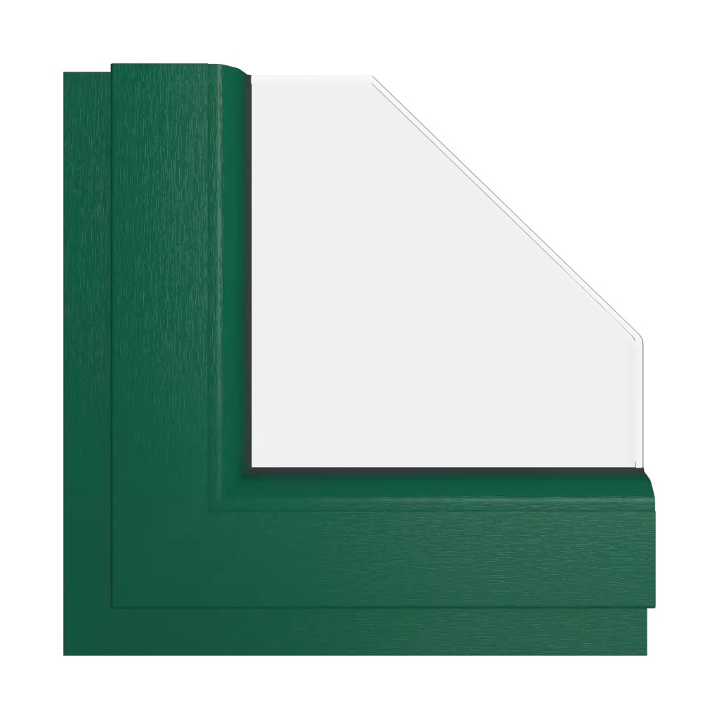 Green windows window-colors veka green interior