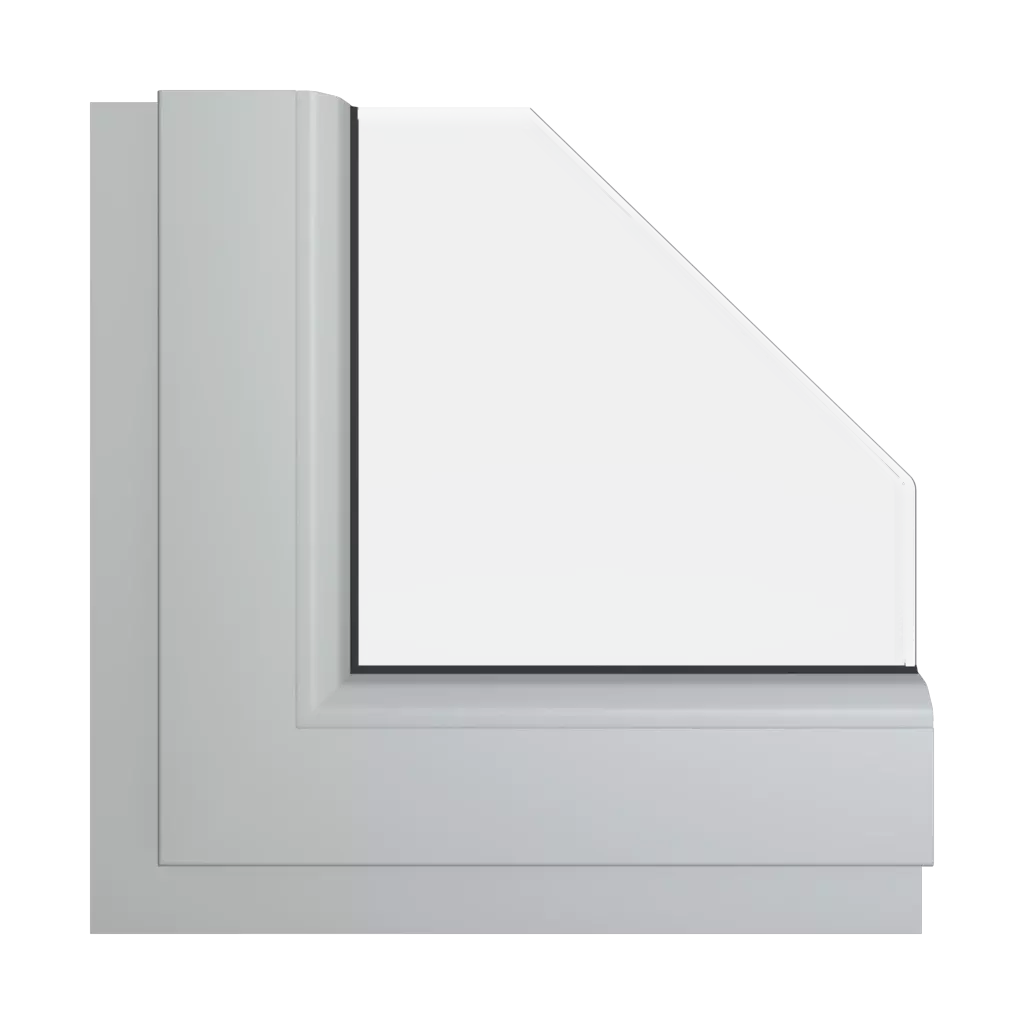 Silver gray smooth windows window-colors veka silver-gray-smooth interior