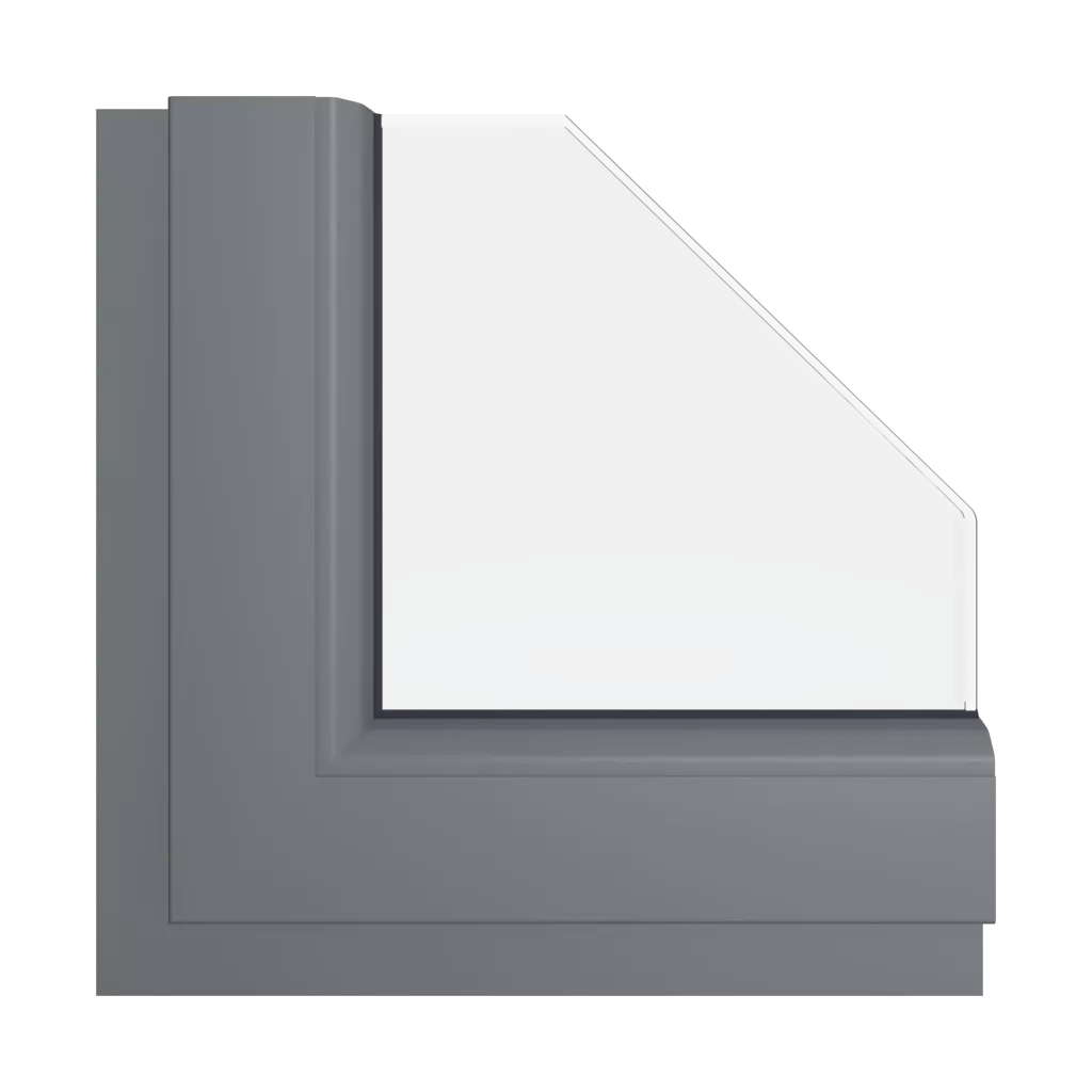 Slate gray smooth windows window-colors veka slate-gray-smooth interior