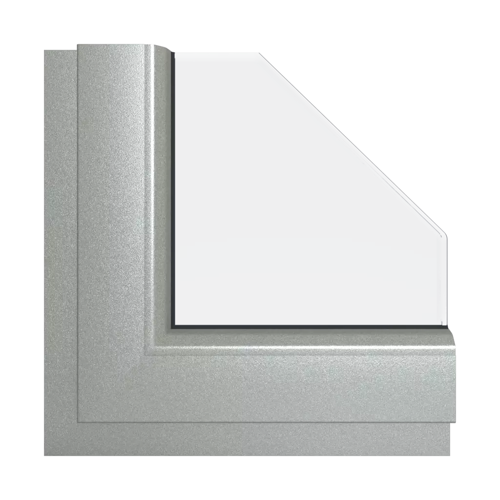 Alux aluminum gray windows window-colors veka alux-aluminum-gray interior