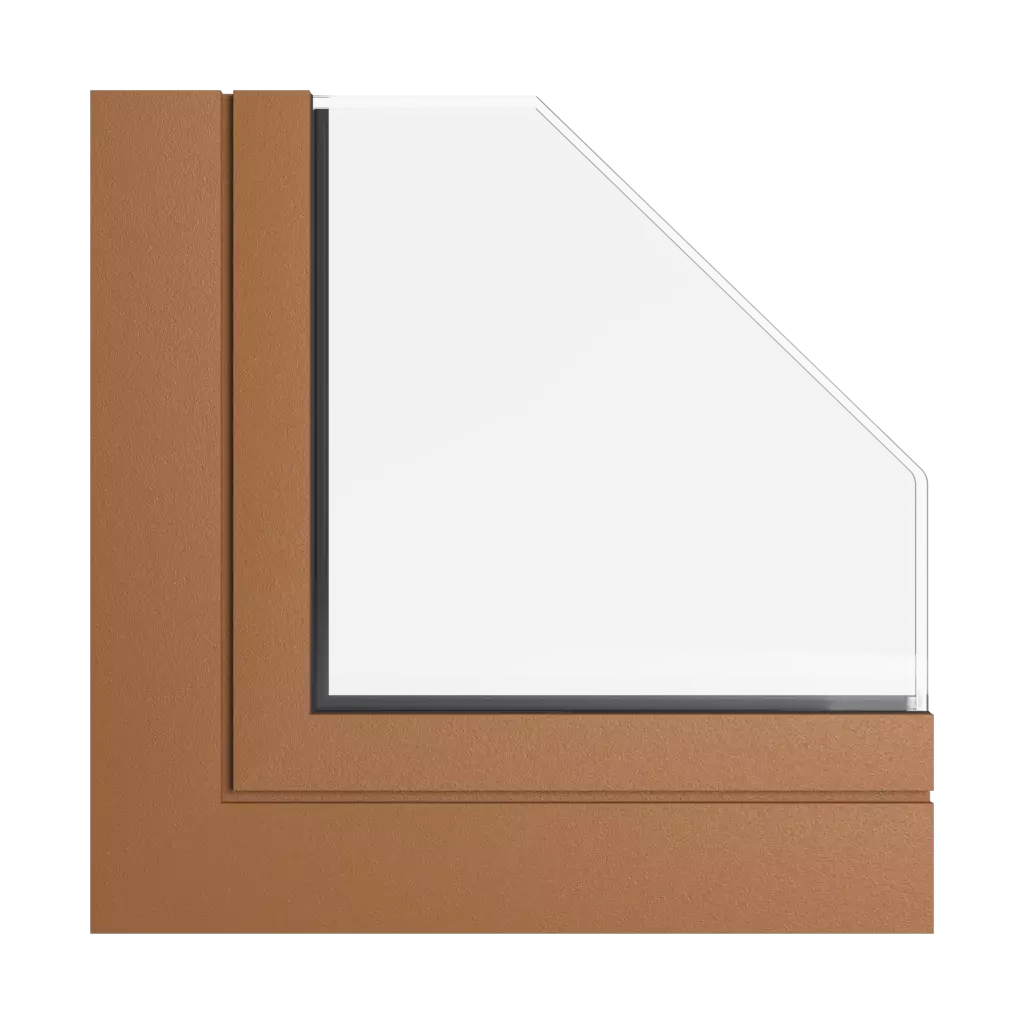 Honey brown windows window-colors aliplast-colors