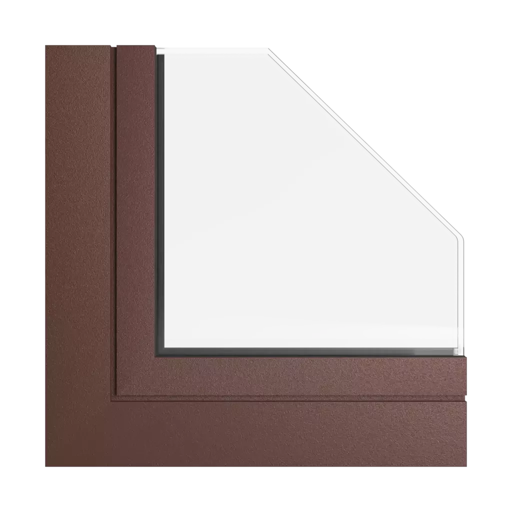 Mahogany brown windows window-colors aliplast-colors