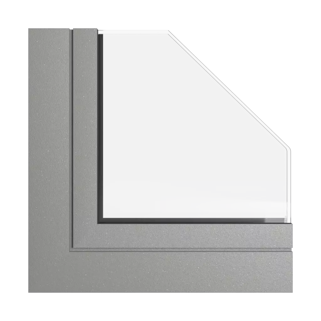 Gray aluminum windows window-colors aliplast-colors gray-aluminum