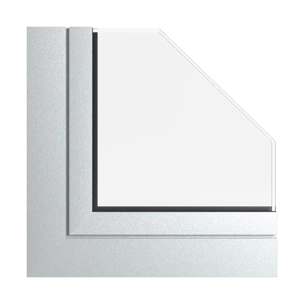 silver gray windows window-colors aliplast-colors silver-gray-2