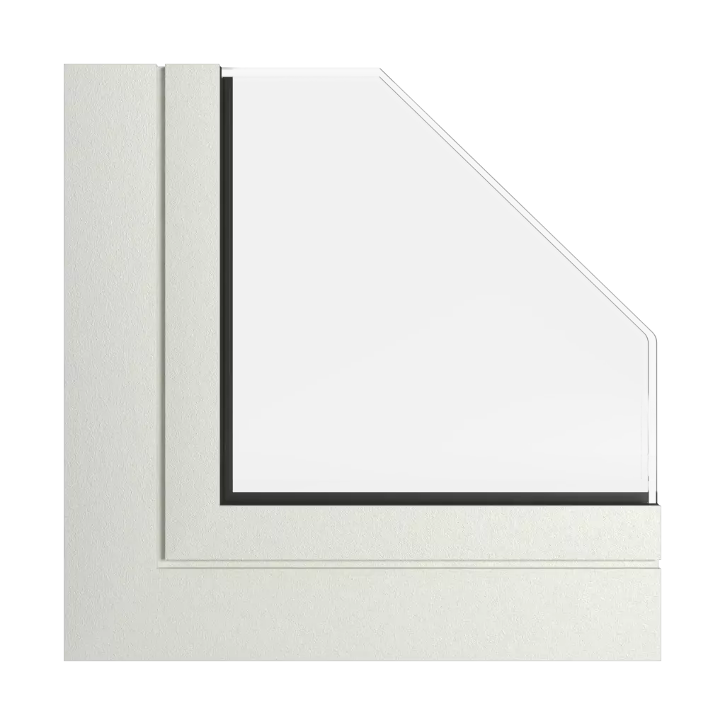 White and gray windows window-profiles aliplast