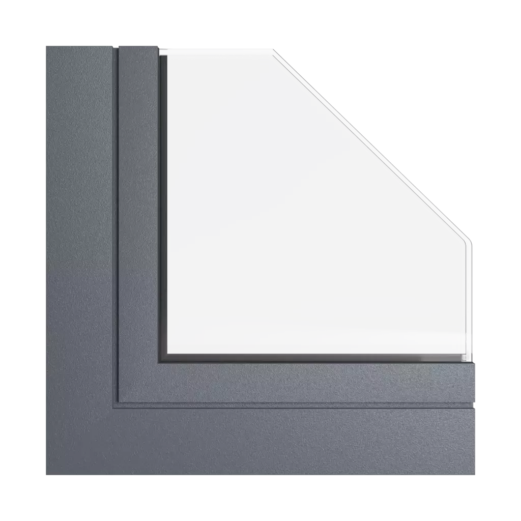 Gray slate windows window-colors aliplast-colors