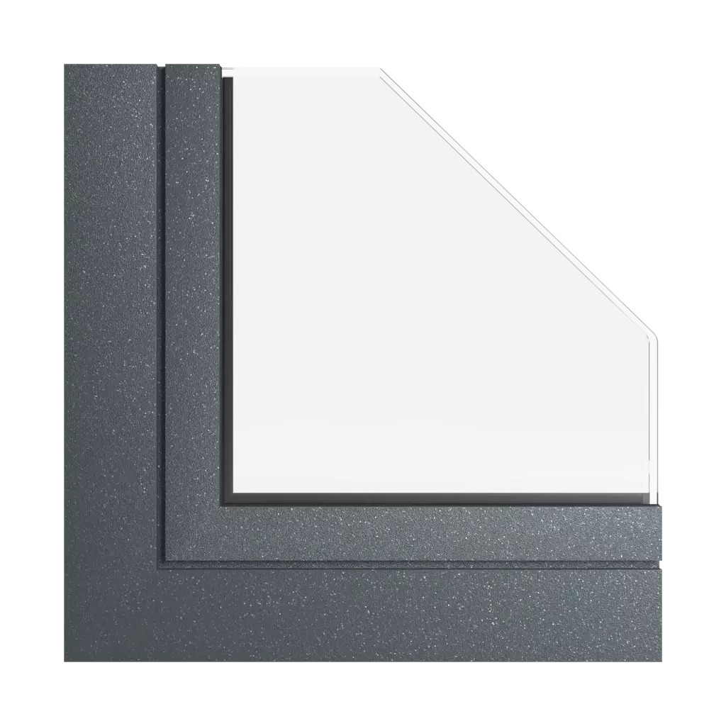 Anthracite gray metallic windows window-colors aliplast-colors anthracite-gray-metallic