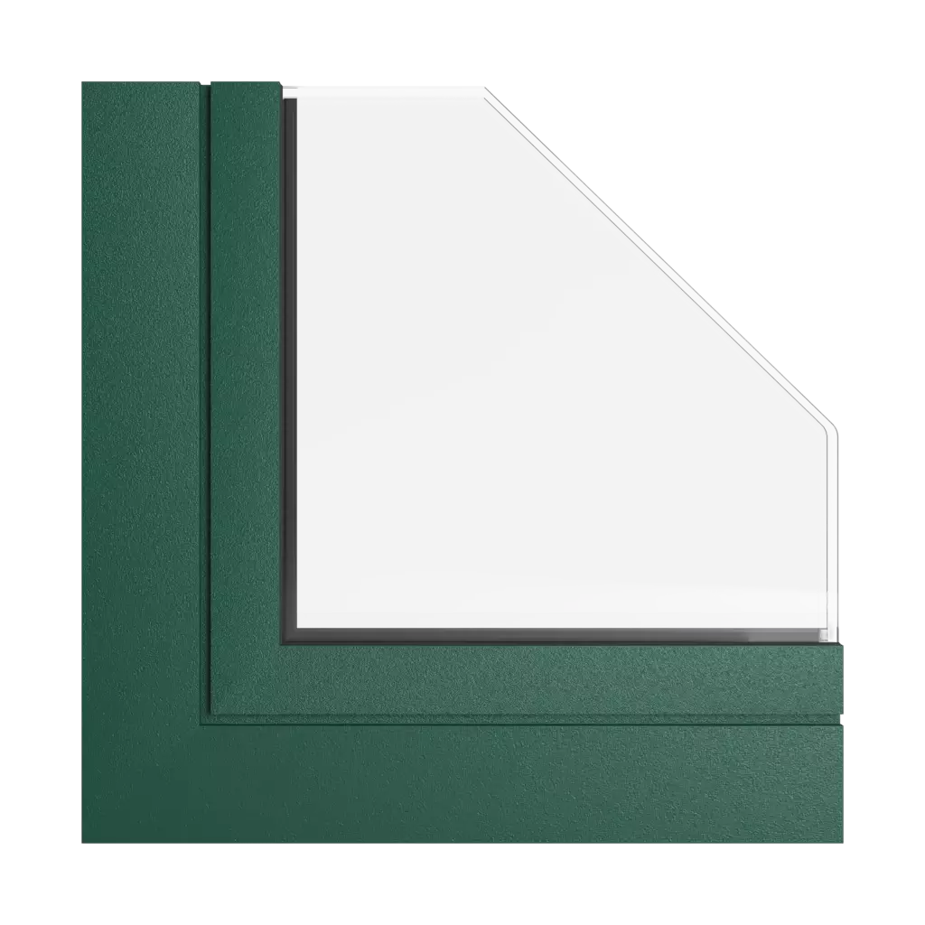 Green moss windows window-colors aliplast-colors