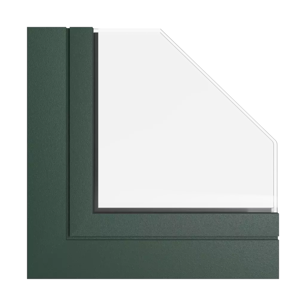 Fir green windows window-profiles aliplast