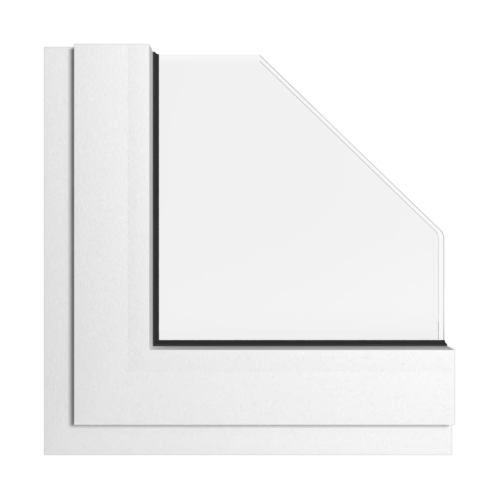 White Beskid windows window-colors aliplast-colors white-beskid interior