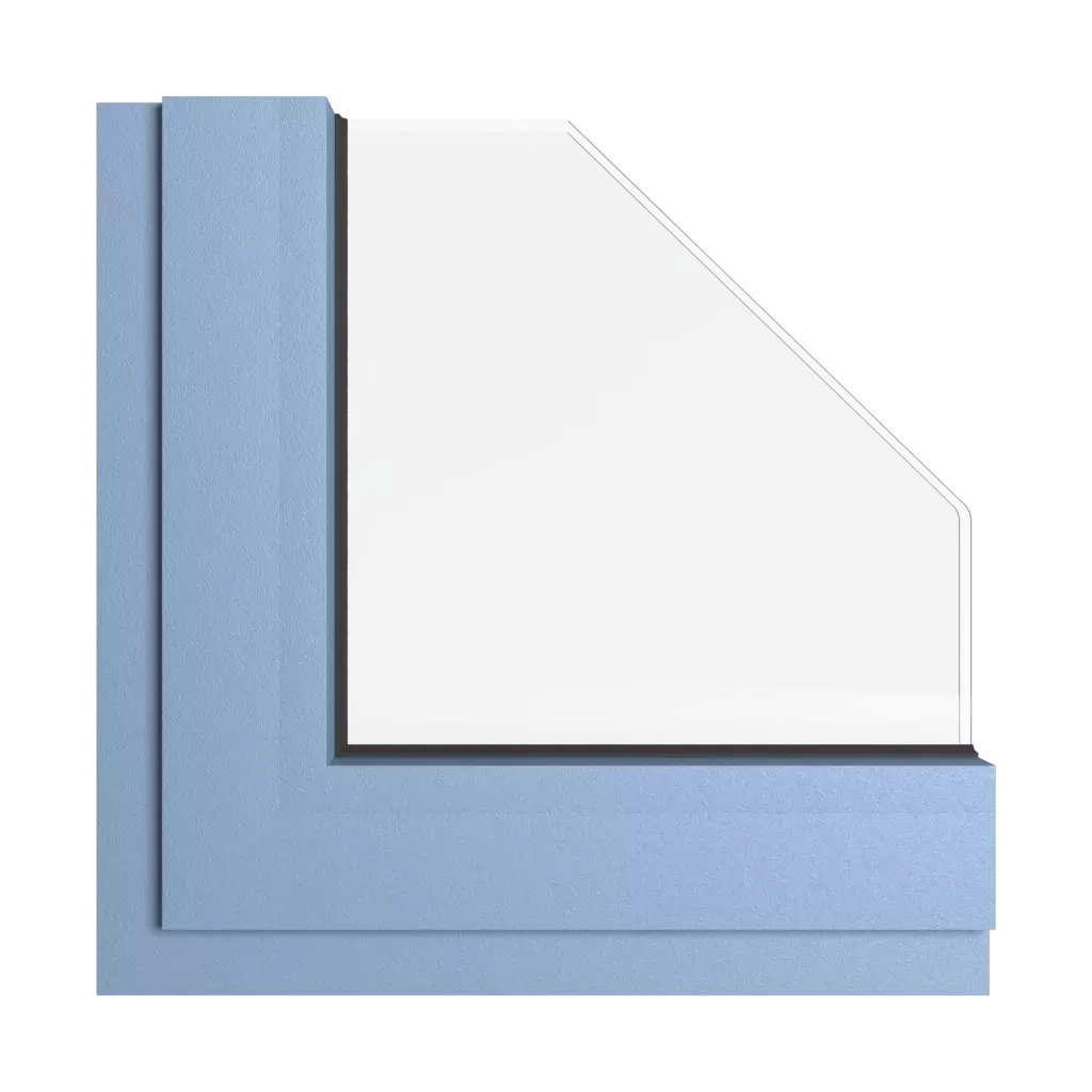 Sky blue gray windows window-colors aliplast-colors sky-blue-gray interior