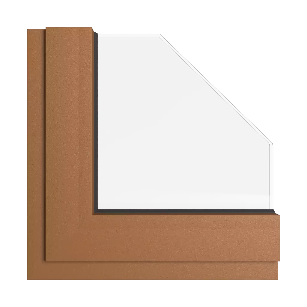 Honey brown windows window-colors aliplast-colors honey-brown interior