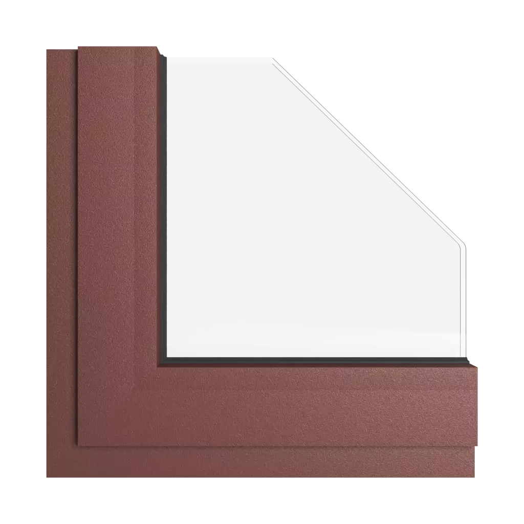 Chestnut windows window-colors aliplast-colors chestnut interior
