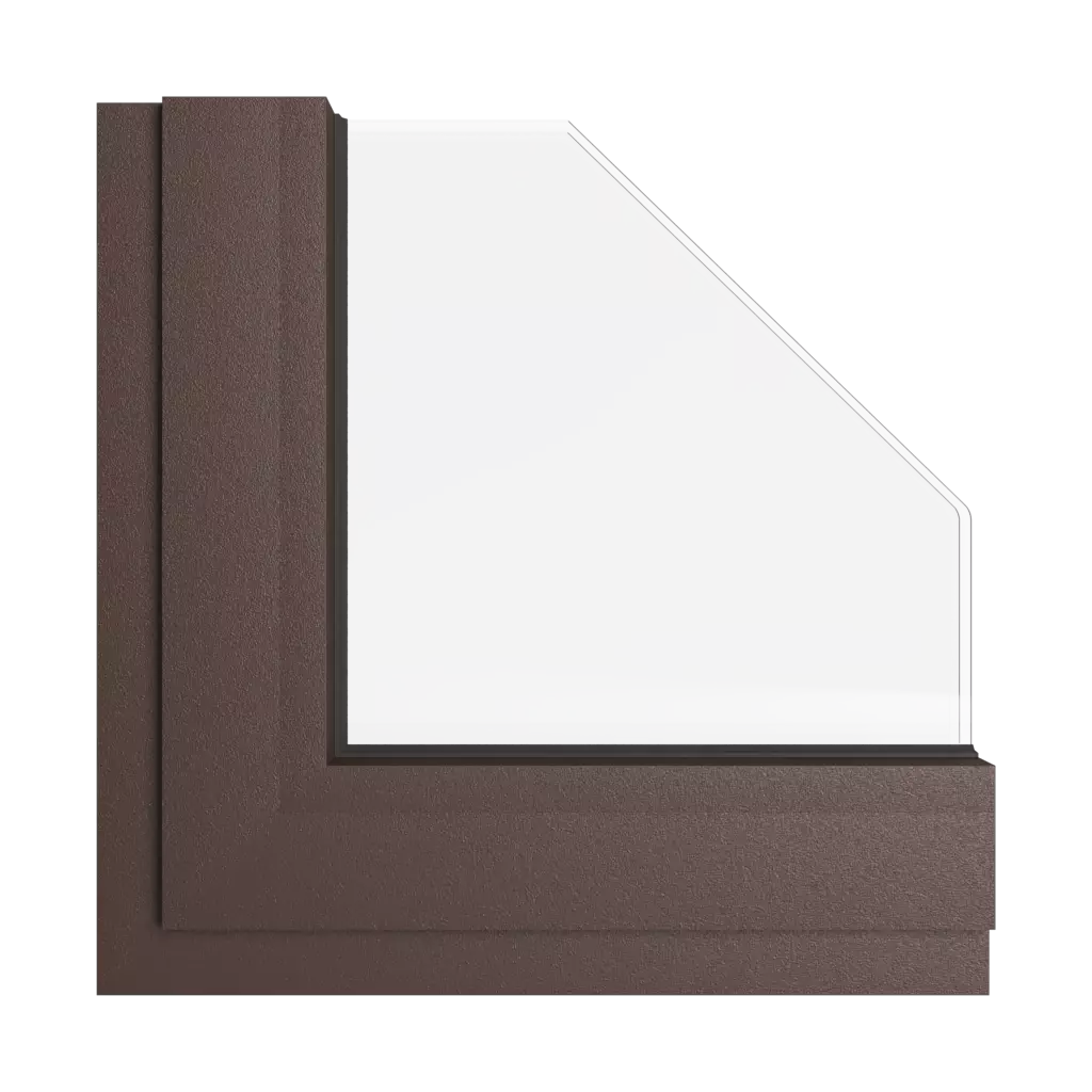 Dark chocolate windows window-colors aliplast-colors dark-chocolate interior