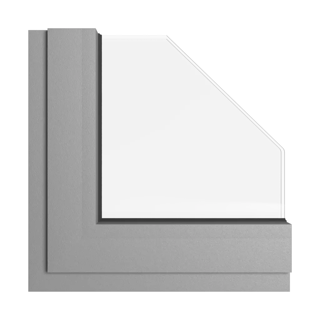 Steel Gray windows window-colors aliplast-colors steel-gray interior