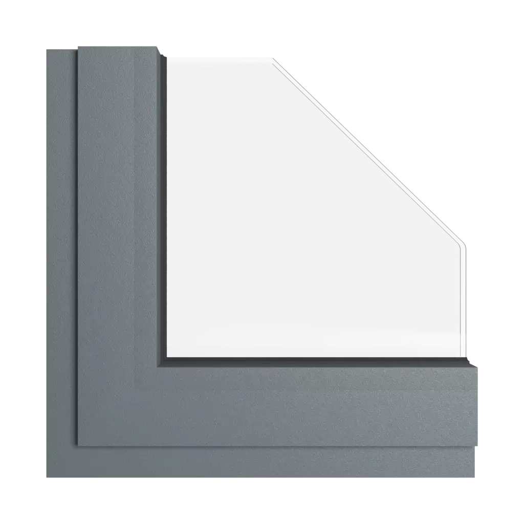 Basalt gray windows window-colors aliplast-colors basalt-gray interior