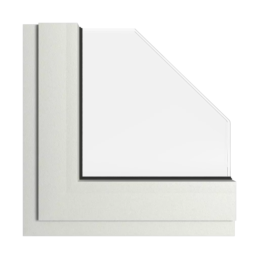 White and gray windows window-colors aliplast-colors white-and-gray interior