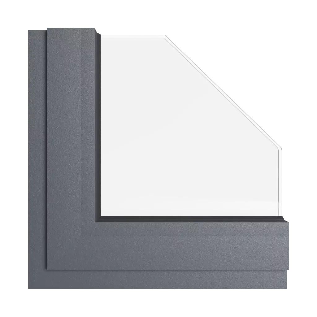 Gray slate windows window-colors aliplast-colors gray-slate interior