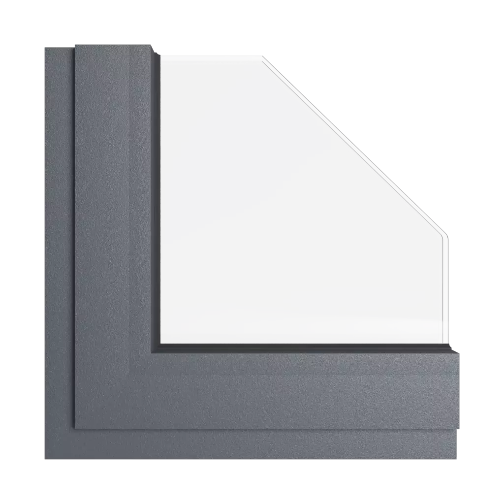 Slate gray windows window-colors aliplast-colors gray-slate interior