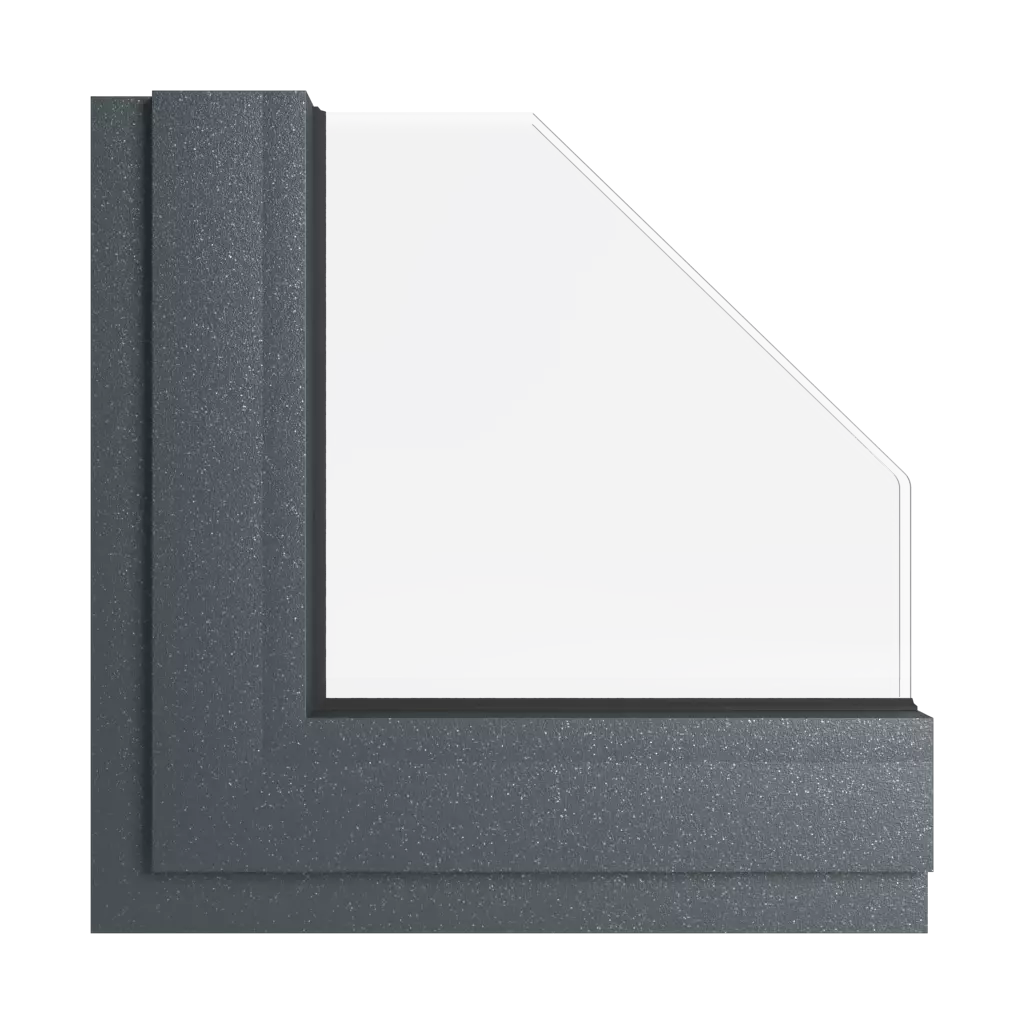 Anthracite Gray Metallic Aliplast Colors Windows Feneste 