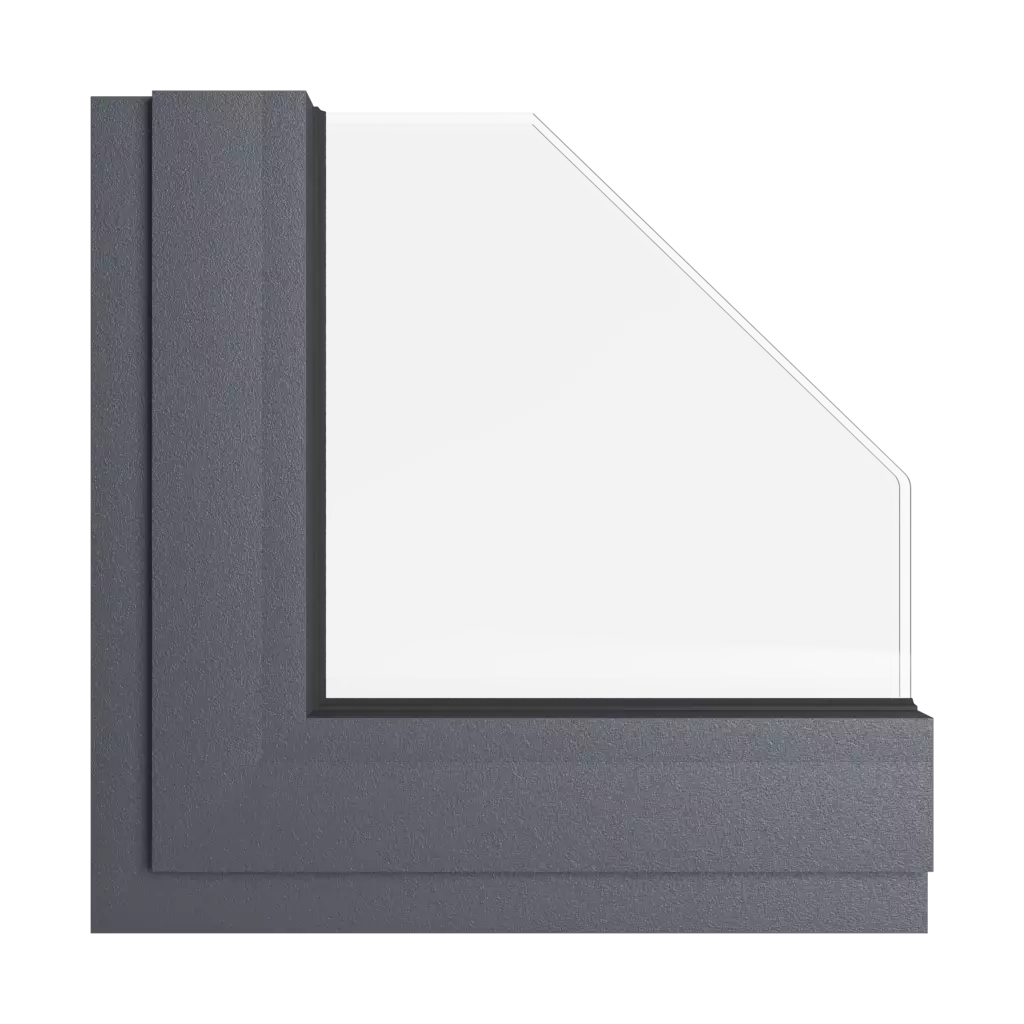 Graphite Gray windows window-colors aliplast-colors graphite-gray interior