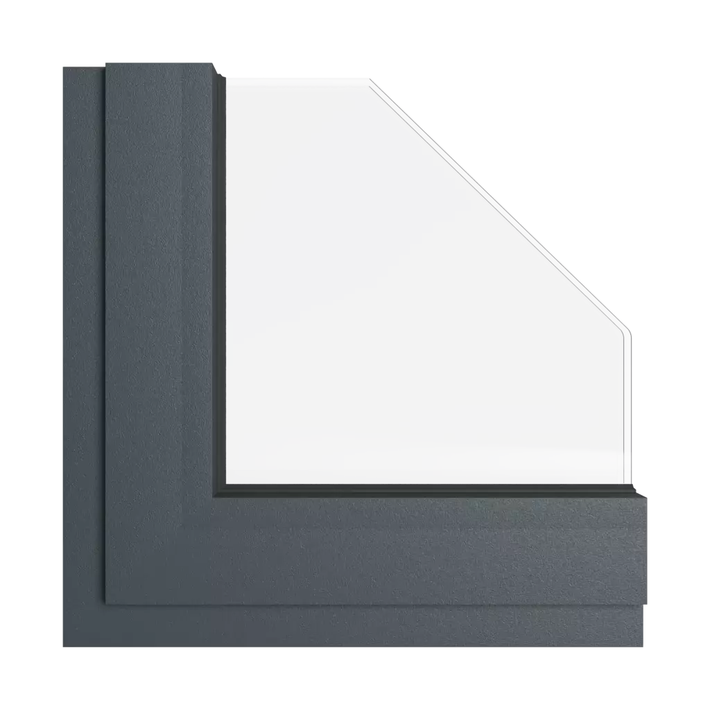 Gray anthracite windows window-colors aliplast-colors gray-anthracite interior