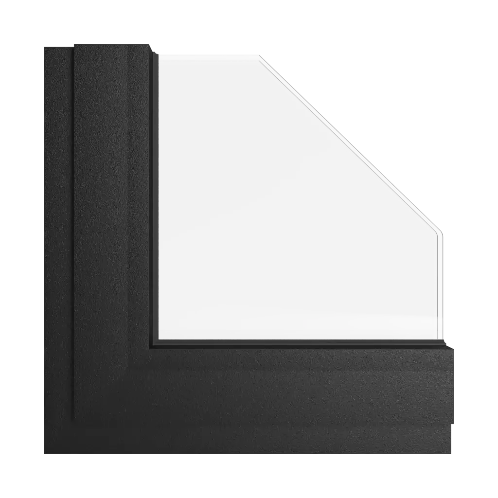 Deep black windows window-colors aliplast-colors deep-black interior