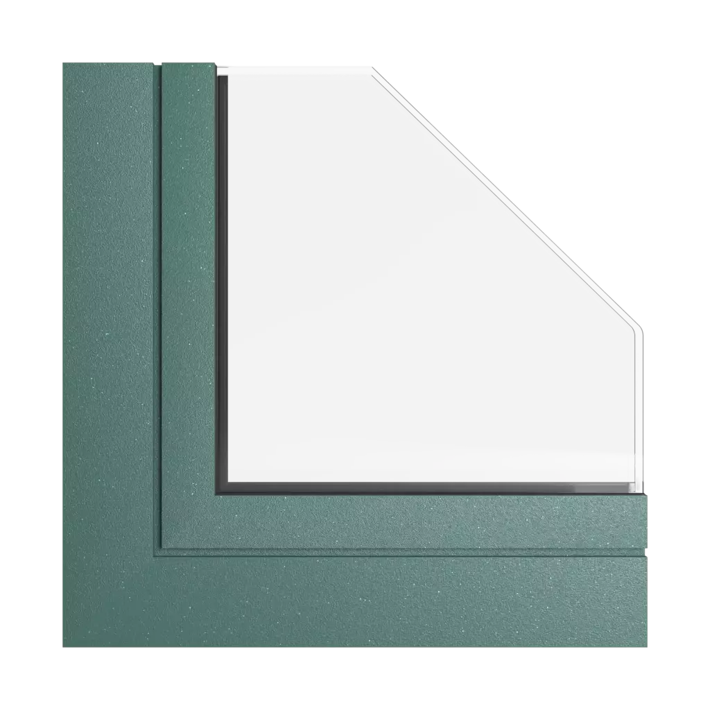 Shiny green tiger products folding-windows    