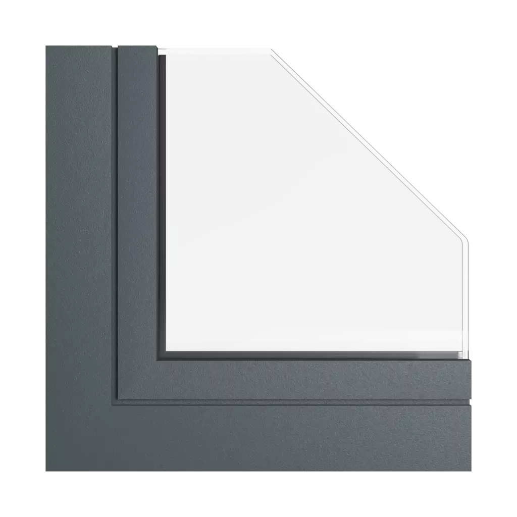 Gray steel tiger windows window-colors aliplast-colors gray-steel-tiger