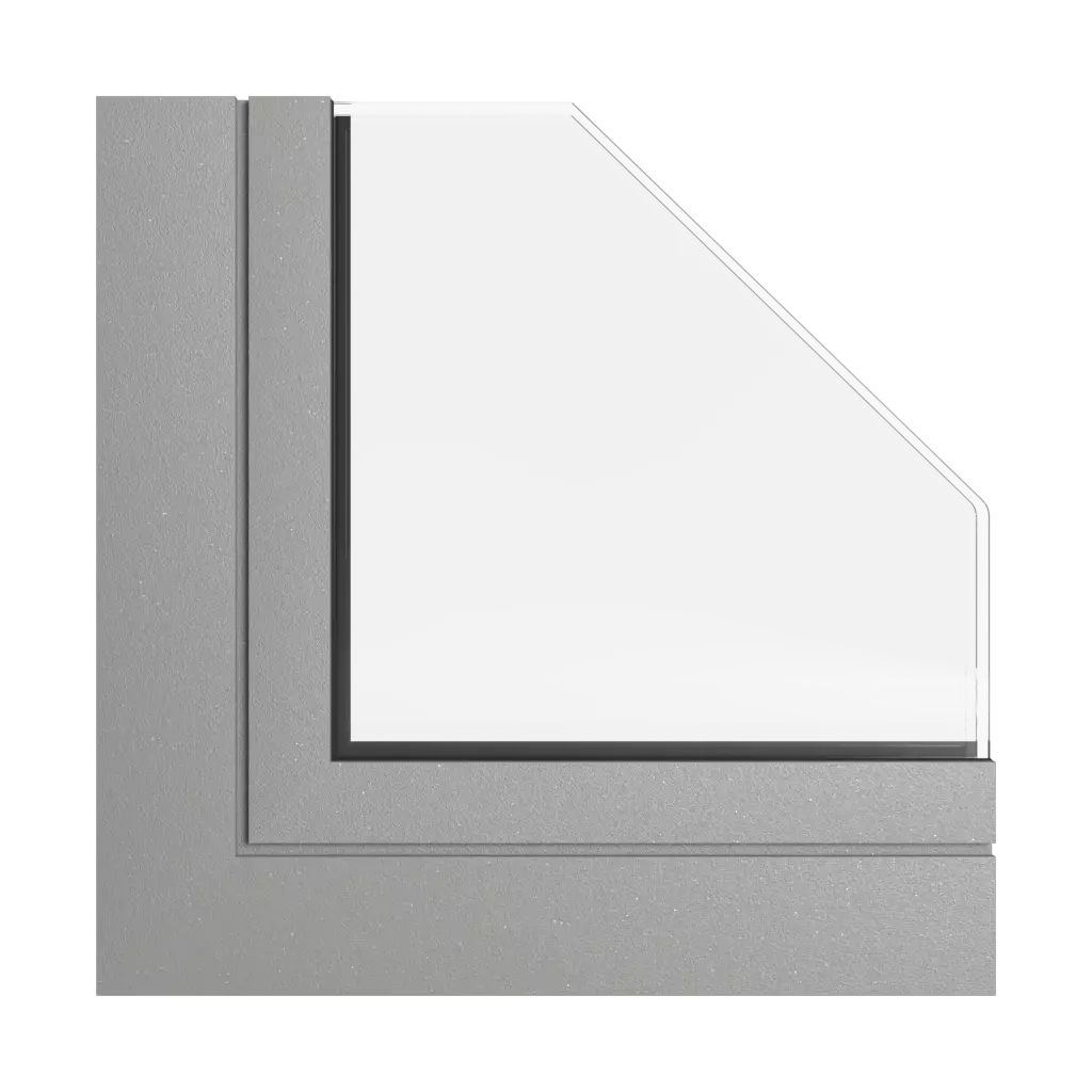 Gray aluminum tiger windows window-colors aliplast-colors