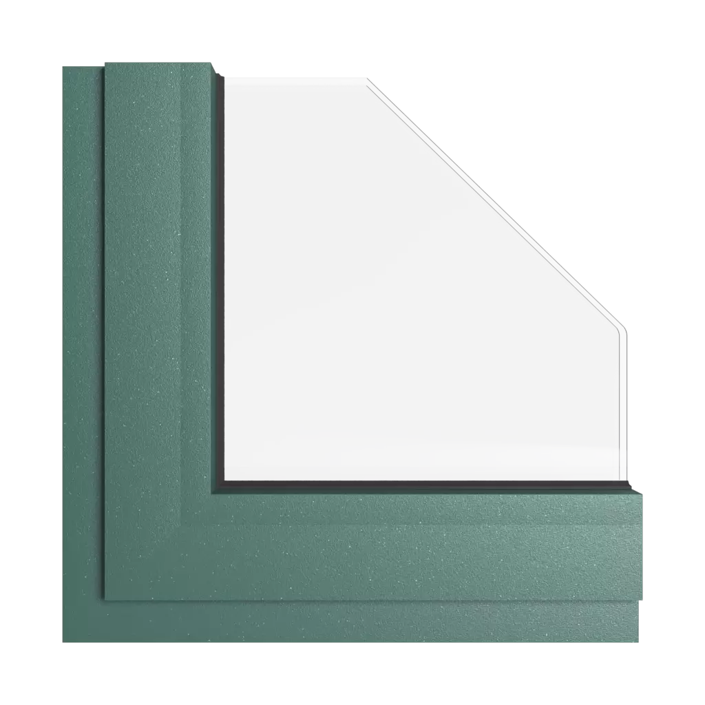 Shiny green tiger windows window-colors aliplast-colors shiny-tiger-green interior