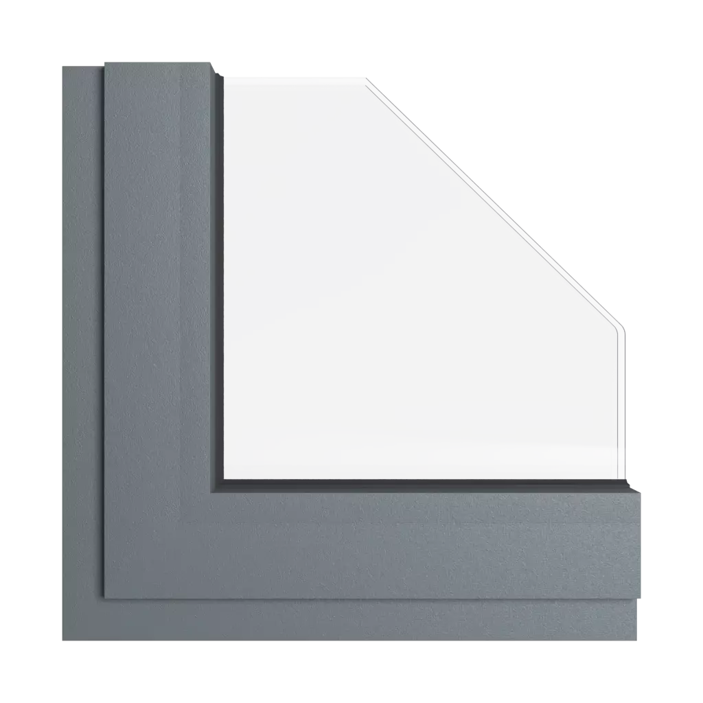 Gray basalt tiger windows window-colors aliplast-colors gray-basalt-tiger interior
