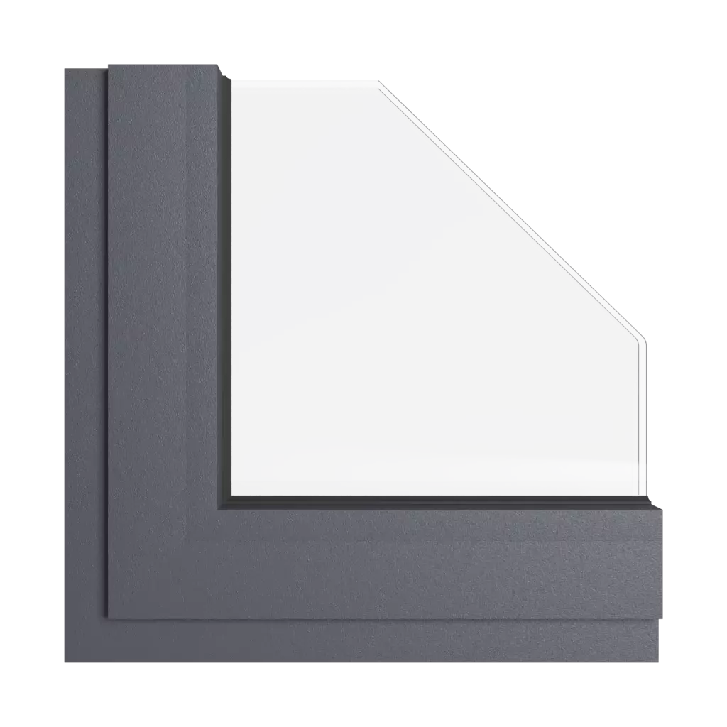 Graphite gray tiger windows window-colors aliplast-colors graphite-gray-tiger interior