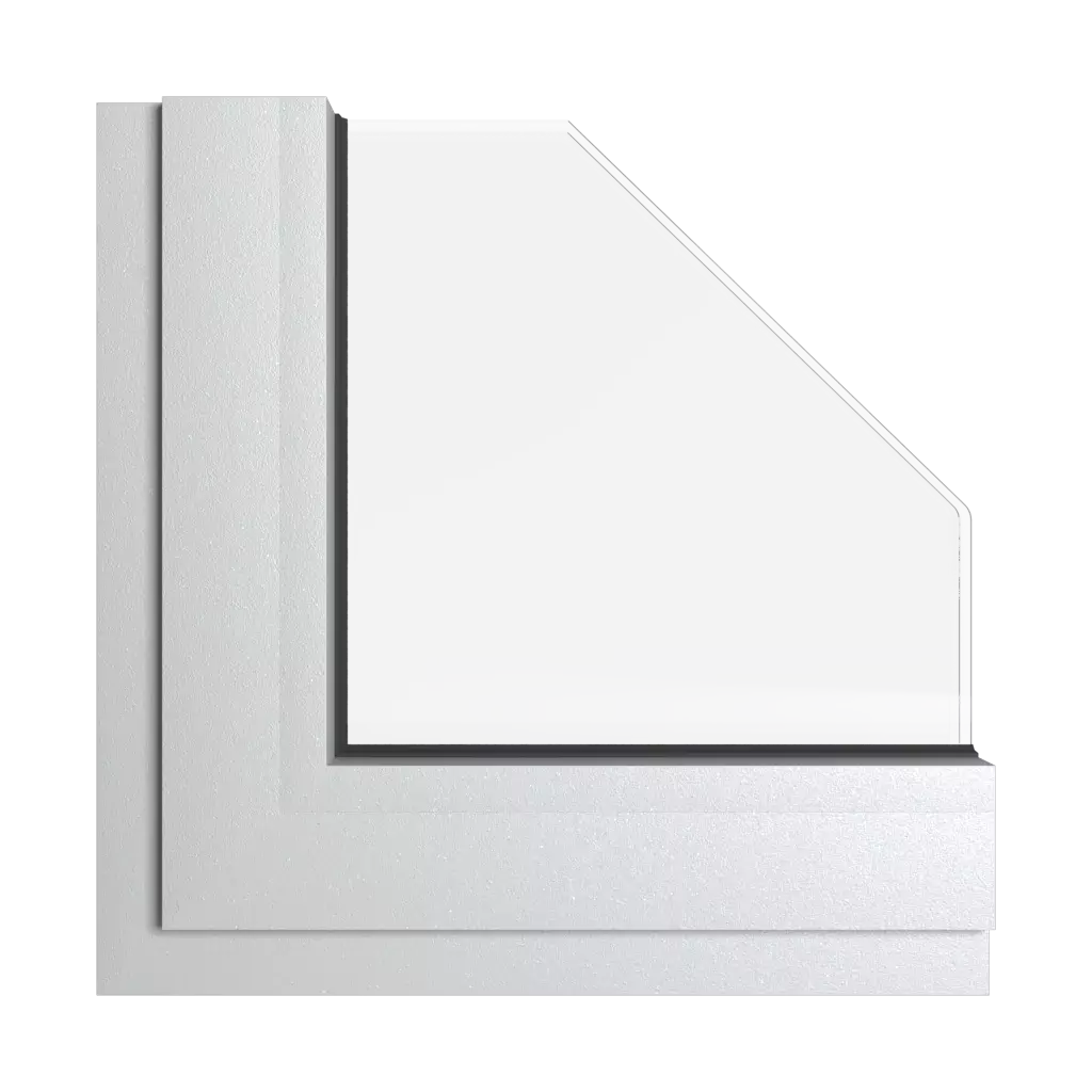 White aluminum tiger windows window-colors aliplast-colors tiger-white-aluminum interior