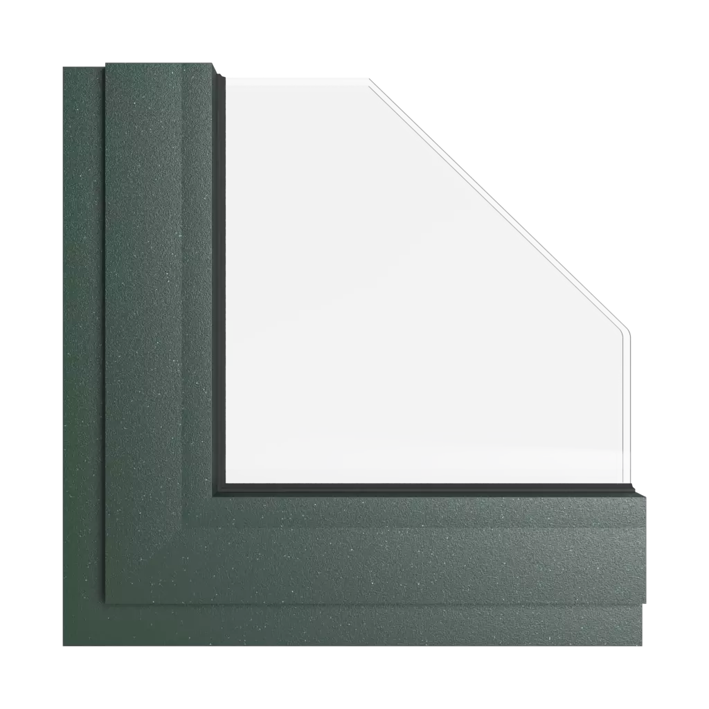 Green fir tiger windows window-colors aliplast-colors green-fir-tiger interior