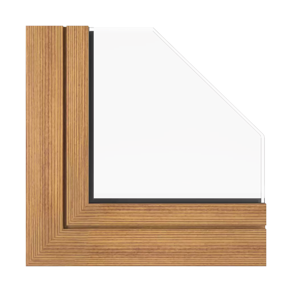 Dark fir windows window-profiles aluprof mb-77-hs