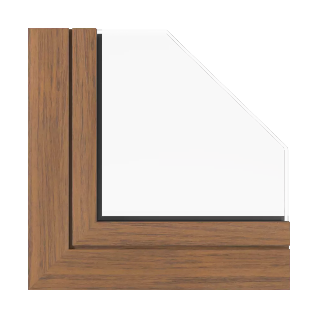 Chestnut windows window-profiles aluprof mb-77-hs