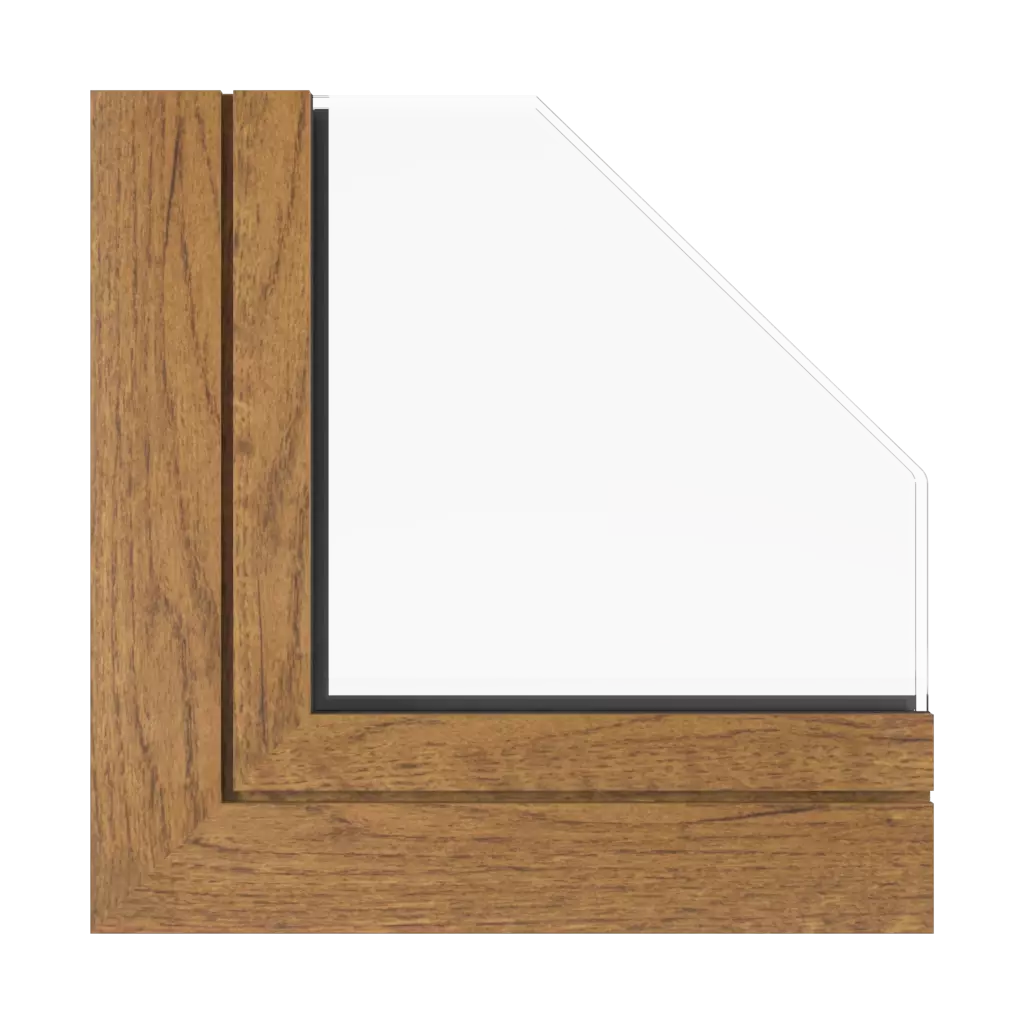 Rustic oak windows window-colors aluprof-colors rustic-oak