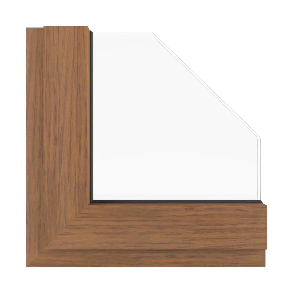 Chestnut windows window-colors aluprof-colors chestnut interior